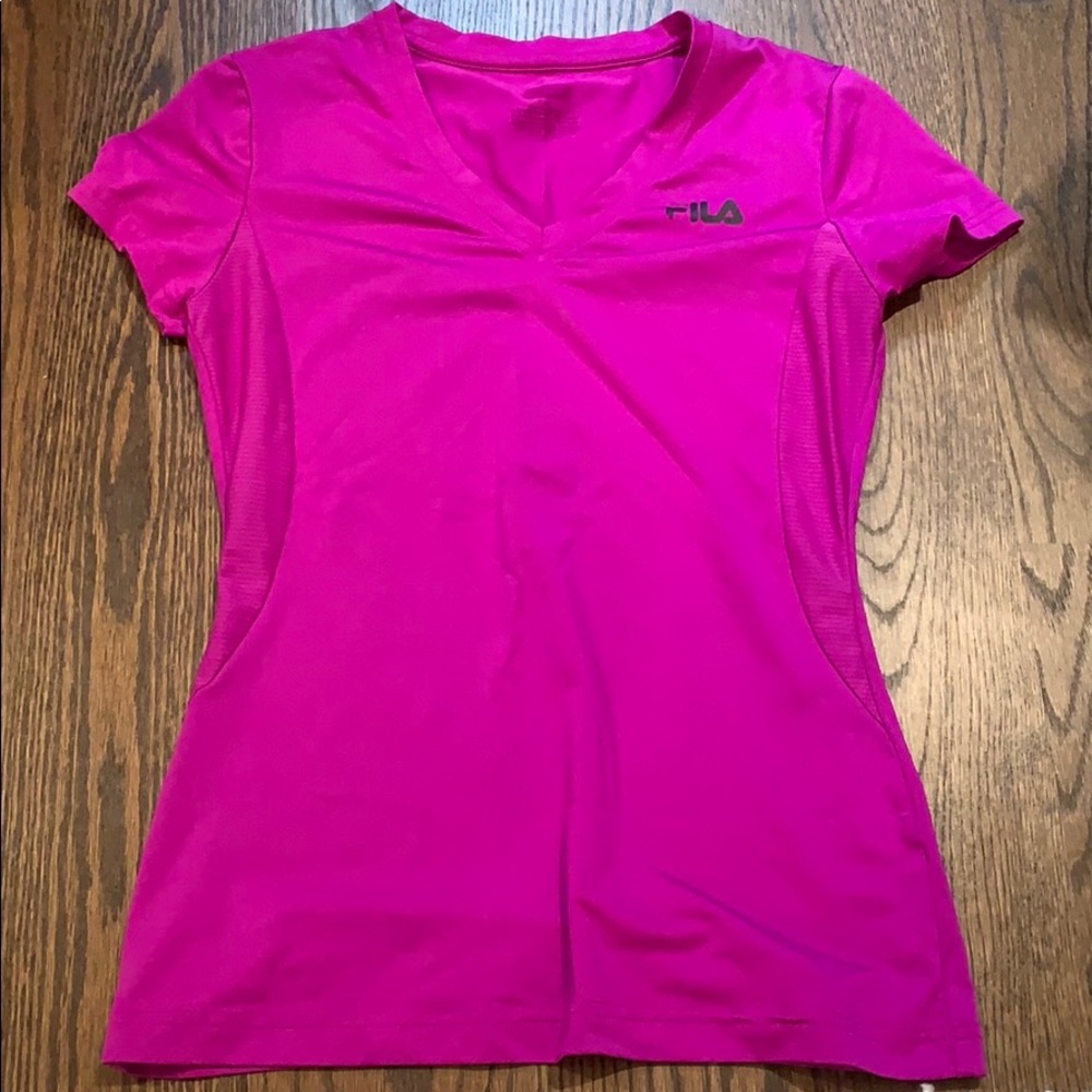 Fila Pink Atheltic T Shirt